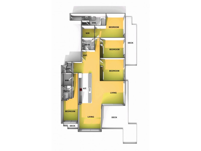 1104/38 Mahogany Drive, Pelican Waters QLD 4551 Floorplan