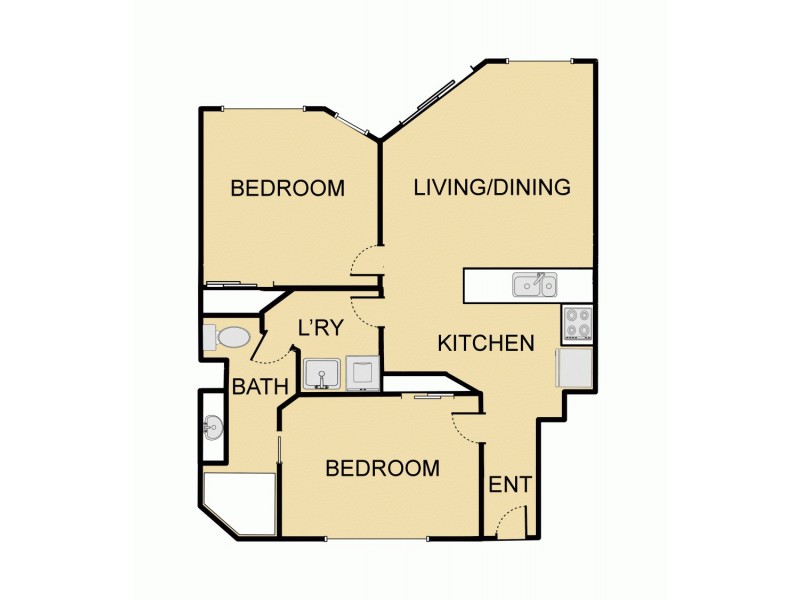 2/32 River Esplanade, Mooloolaba QLD 4557 Floorplan