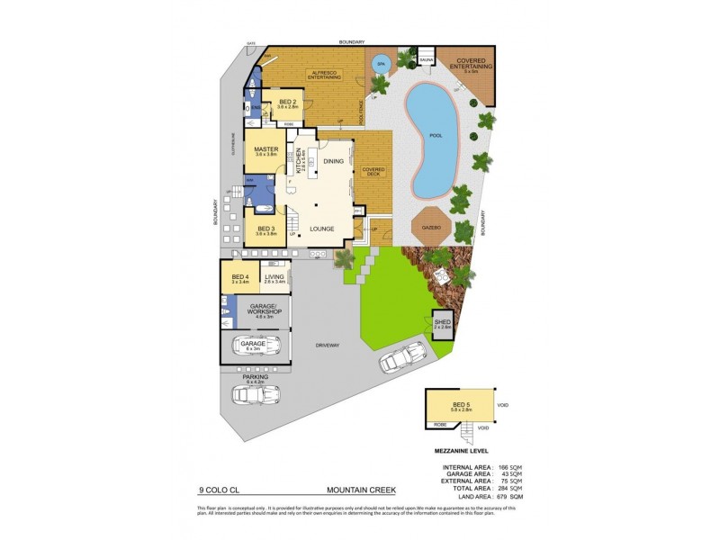 9 Colo Close, Mountain Creek QLD 4557 Floorplan
