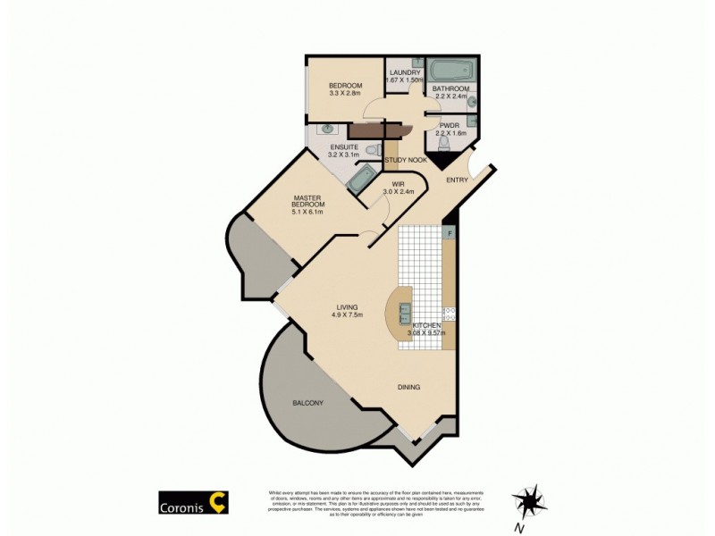 50/62-66 Sixth Avenue, Maroochydore QLD 4558 Floorplan