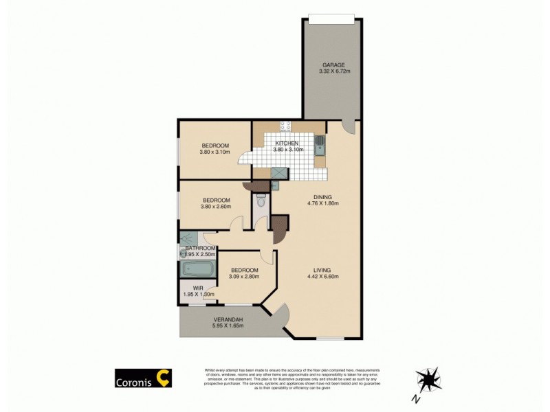 3/19 Muraban Street, Mooloolaba QLD 4557 Floorplan