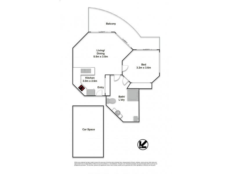 21/104 River Esplanade, Mooloolaba QLD 4557 Floorplan