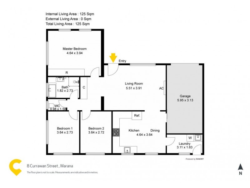 8 Currawan Street, Warana QLD 4575 Floorplan
