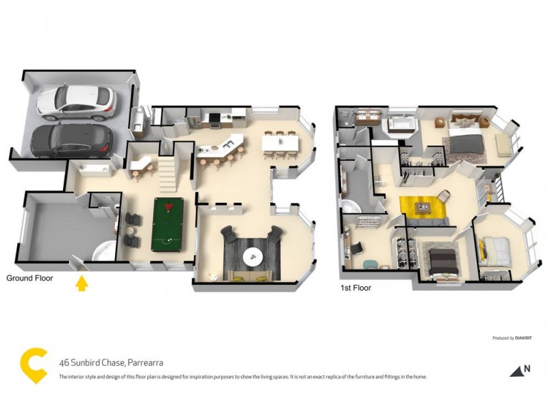 46 Sunbird Chase, Parrearra QLD 4575 Floorplan