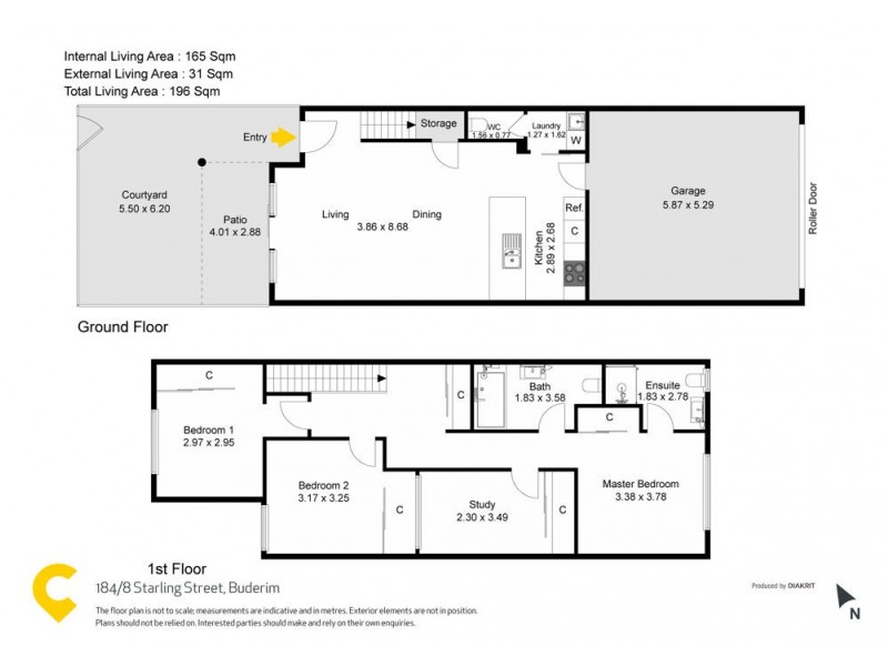 184/8 Starling Street, Buderim QLD 4556 Floorplan
