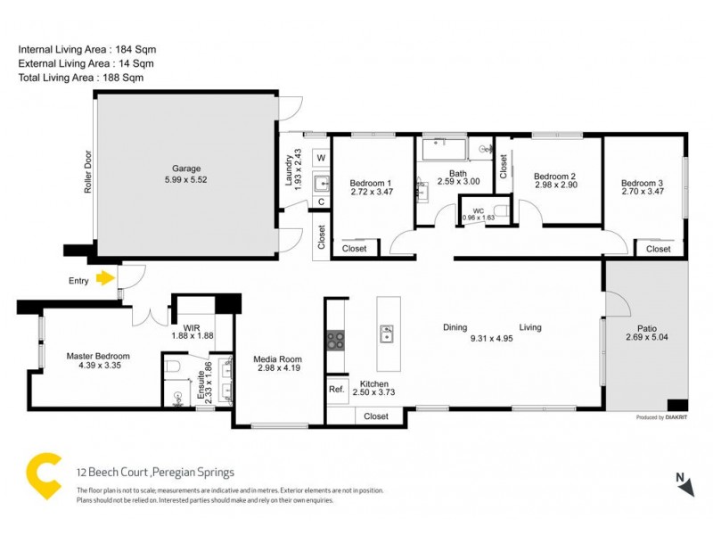 12 Beech Court, Peregian Springs QLD 4573 Floorplan
