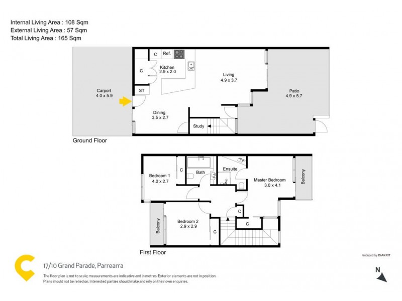 17/10 Grand Parade, Parrearra QLD 4575 Floorplan