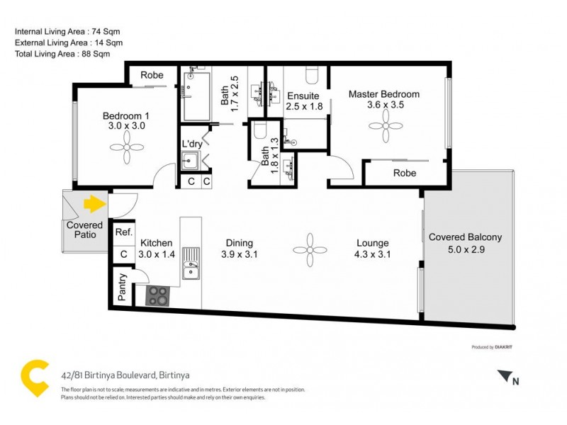 42/81 Birtinya Boulevard, Birtinya QLD 4575 Floorplan
