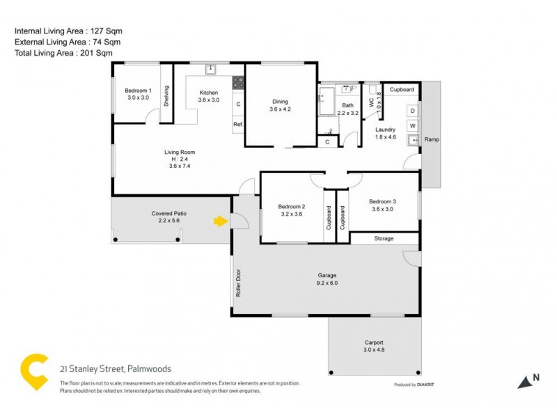21 Stanley Street, Palmwoods QLD 4555 Floorplan
