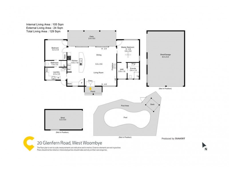 20 Glenfern Road, West Woombye QLD 4559 Floorplan