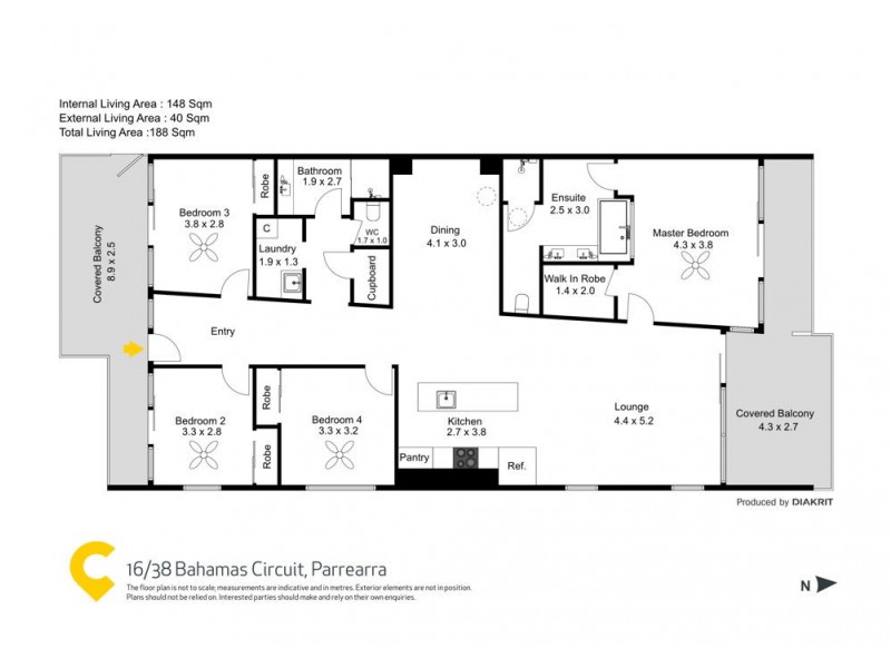 16/38 Bahamas Circuit, Kawana Island QLD 4575 Floorplan