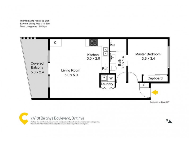 77/101 Birtinya Boulevard, Birtinya QLD 4575 Floorplan