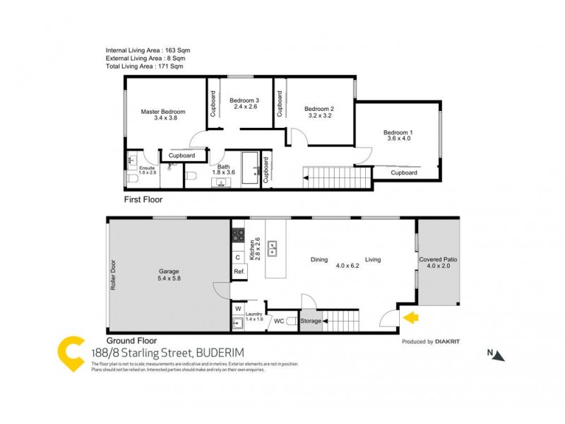 188/8 Starling Street, Buderim QLD 4556 Floorplan