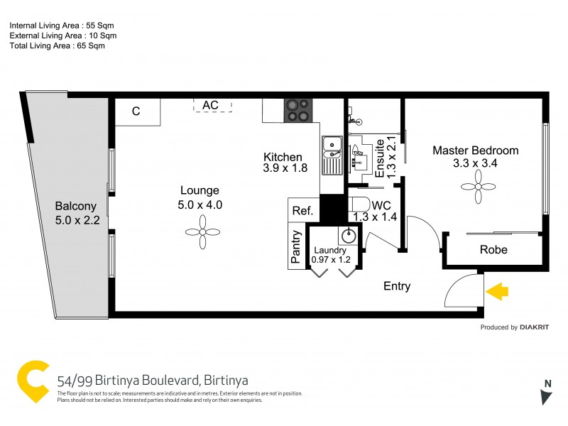 54/99 Birtinya Boulevard, Birtinya QLD 4575 Floorplan