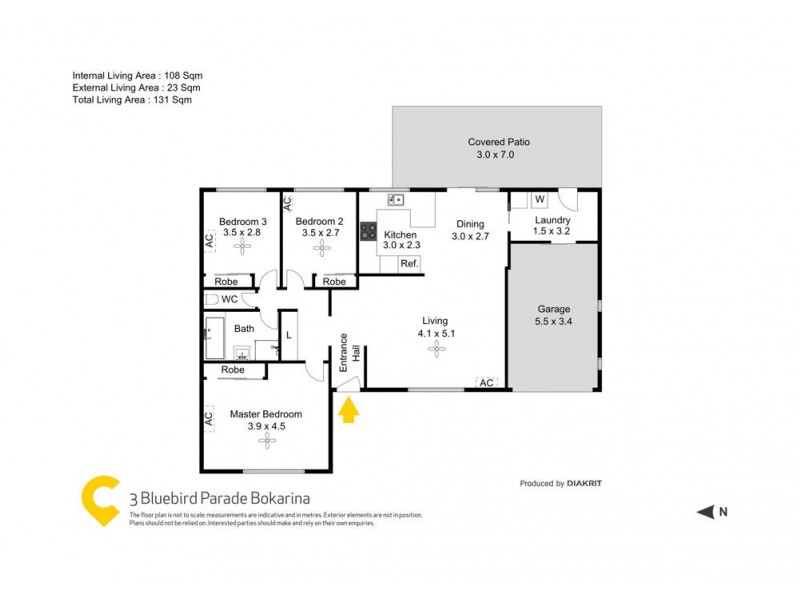 3 Bluebird Parade, Bokarina QLD 4575 Floorplan