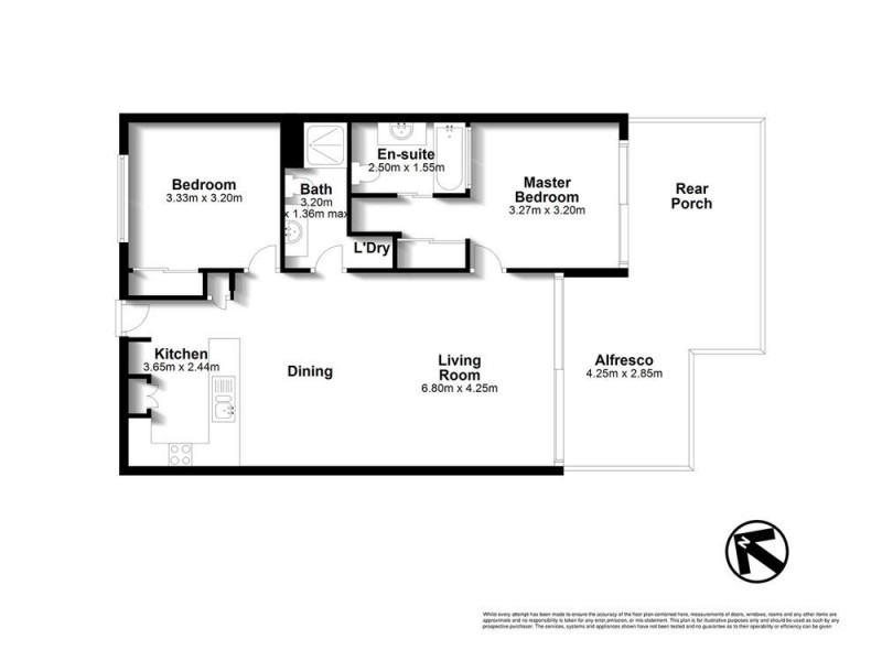 1107/1a Mungar Street, Maroochydore QLD 4558 Floorplan
