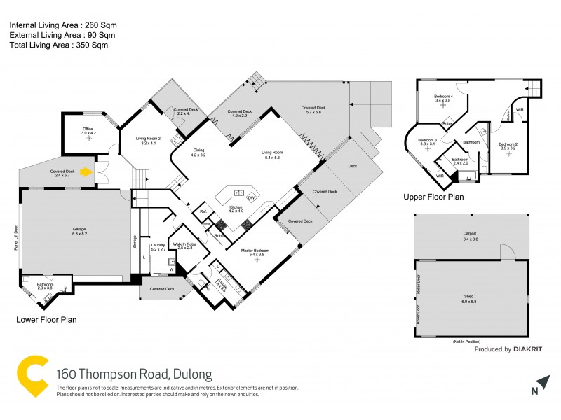 160 Thompson Road, Dulong QLD 4560 Floorplan