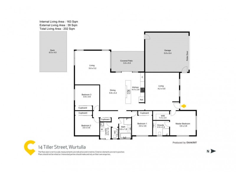 14 Tiller Street, Wurtulla QLD 4575 Floorplan