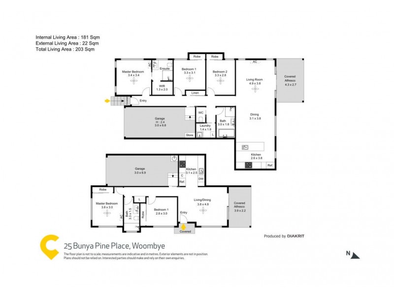 25 Bunya Pine Place, Woombye QLD 4559 Floorplan