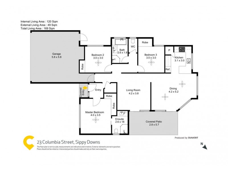 23 Columbia Street, Sippy Downs QLD 4556 Floorplan
