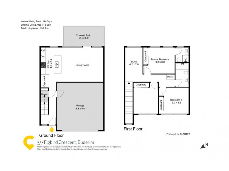 3/7 Figbird Crescent, Buderim QLD 4556 Floorplan
