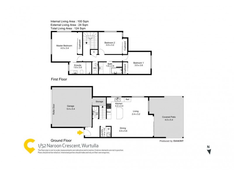 1/52 Naroon Crescent, Wurtulla QLD 4575 Floorplan