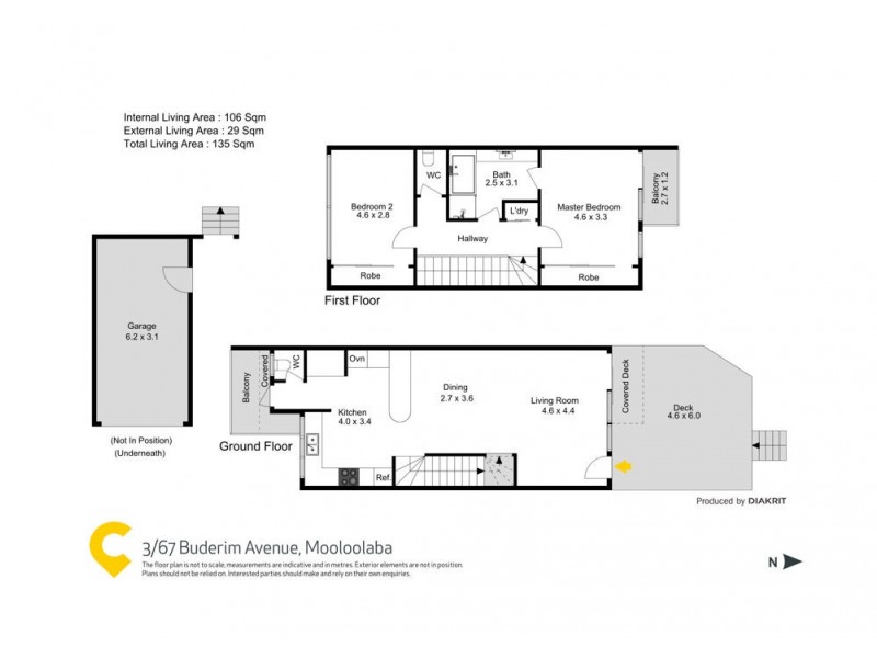 3/67 Buderim Avenue, Mooloolaba QLD 4557 Floorplan