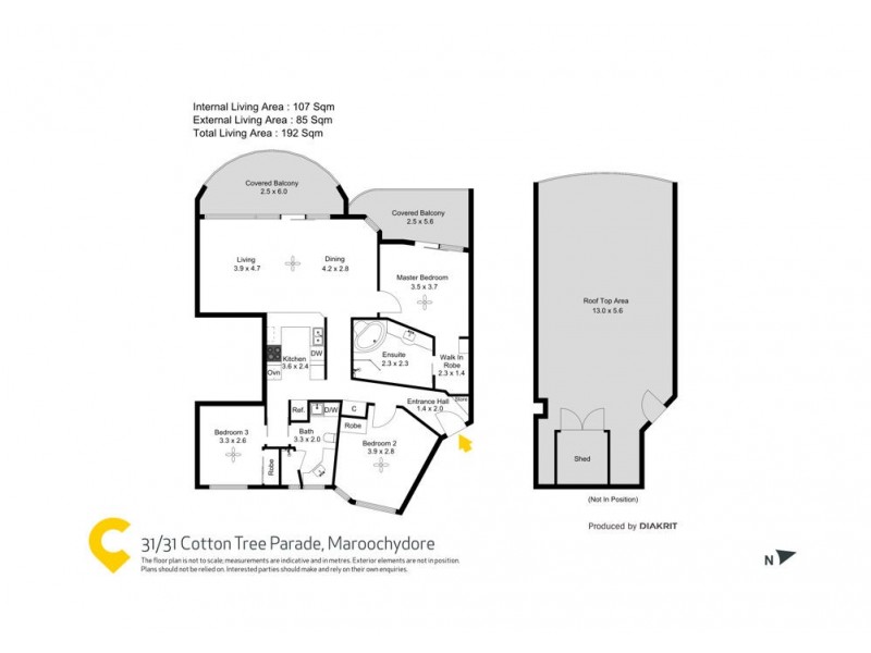 31/31 Cotton Tree Parade, Maroochydore QLD 4558 Floorplan