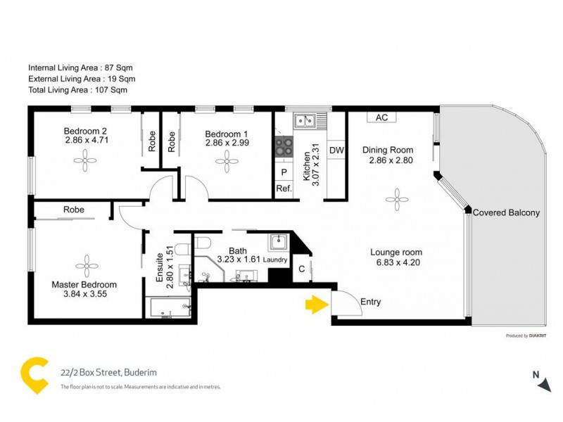 22/2 Box Street, Buderim QLD 4556 Floorplan