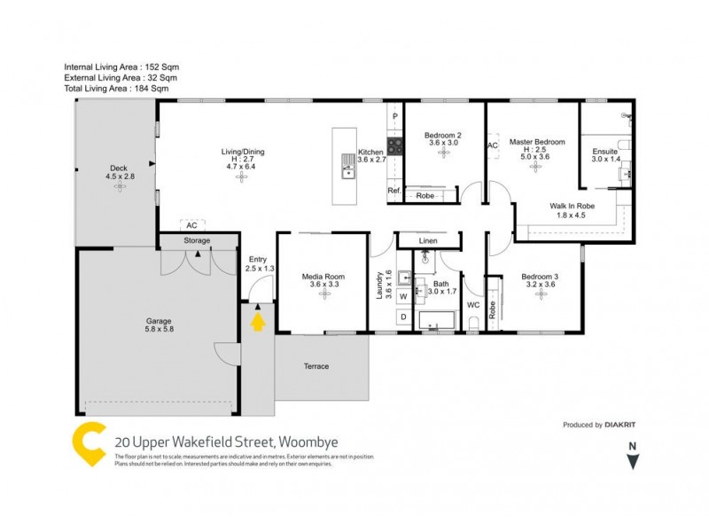 20 Upper Wakefield Street, Woombye QLD 4559 Floorplan
