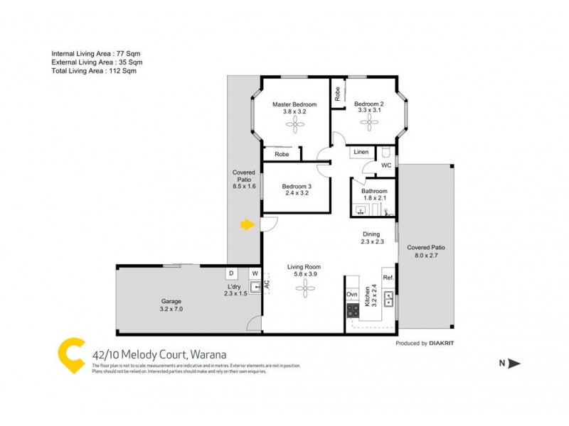 42/10 Melody Court, Warana QLD 4575 Floorplan
