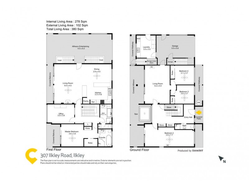 307 Ilkley Road, Ilkley QLD 4554 Floorplan
