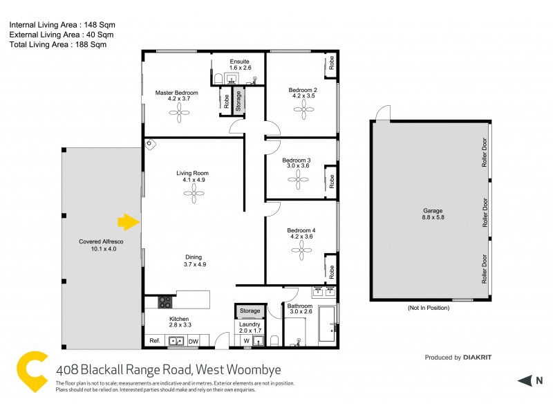 408 Blackall Range Road, West Woombye QLD 4559 Floorplan