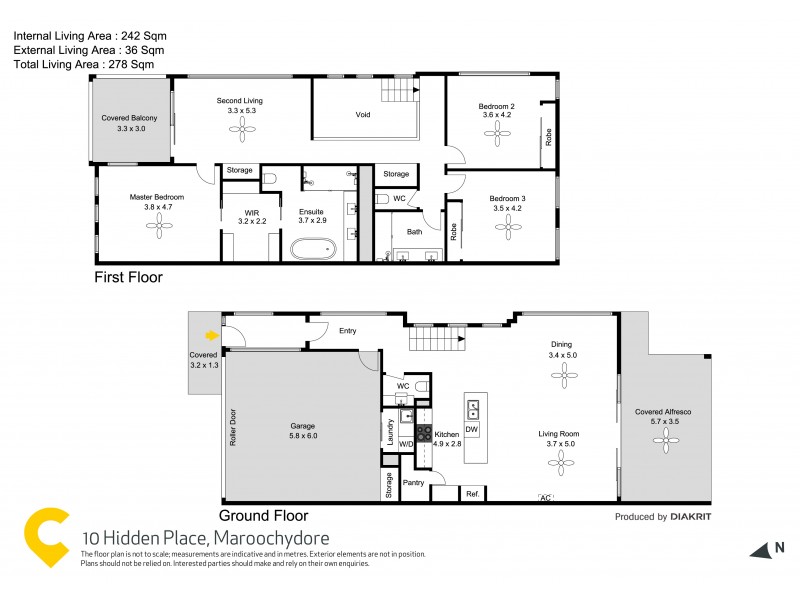 10 Hidden Place, Maroochydore QLD 4558 Floorplan