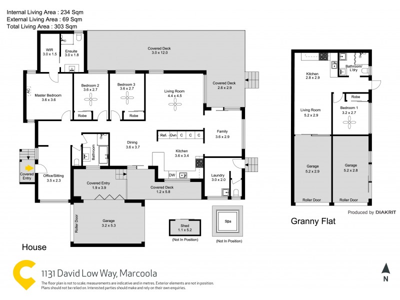 1131 David Low Way, Marcoola QLD 4564 Floorplan