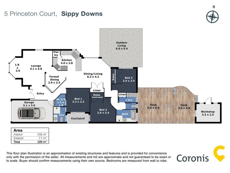 5 Princeton Court, Sippy Downs QLD 4556 Floorplan