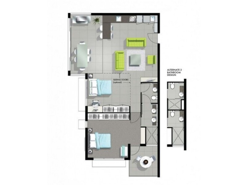 506/21 Douglas Street, Mooloolaba QLD 4557 Floorplan