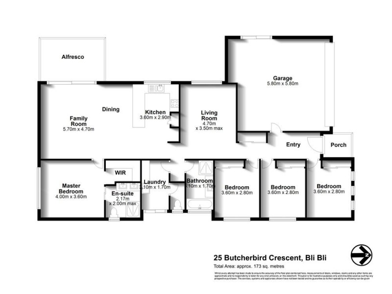 25 Butcherbird Crescent, Bli Bli QLD 4560 Floorplan