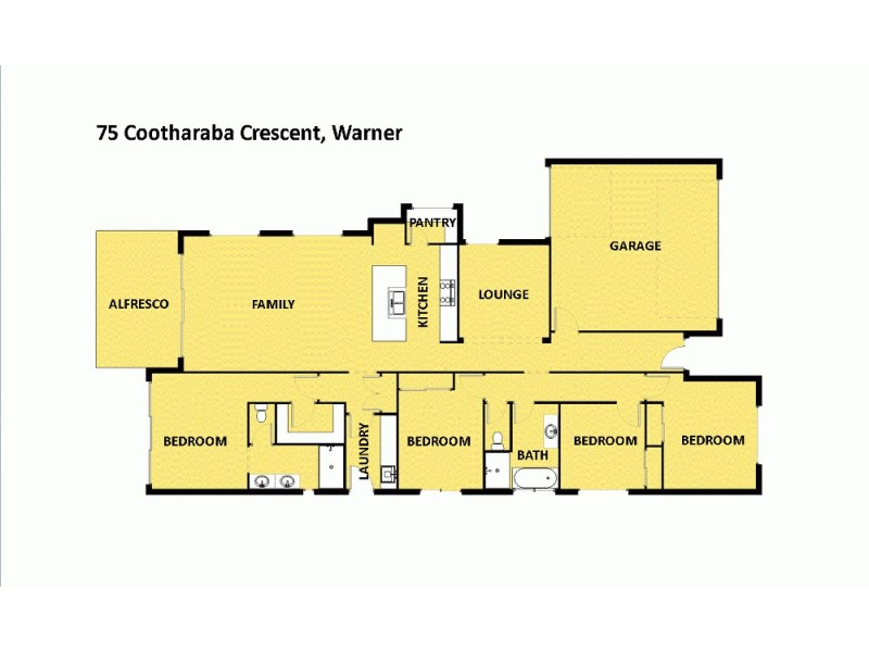 75 Cootharaba Crescent, Warner QLD 4500 Floorplan