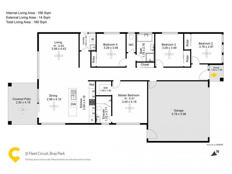 31 Fleet Circuit, Bray Park QLD 4500 Floorplan