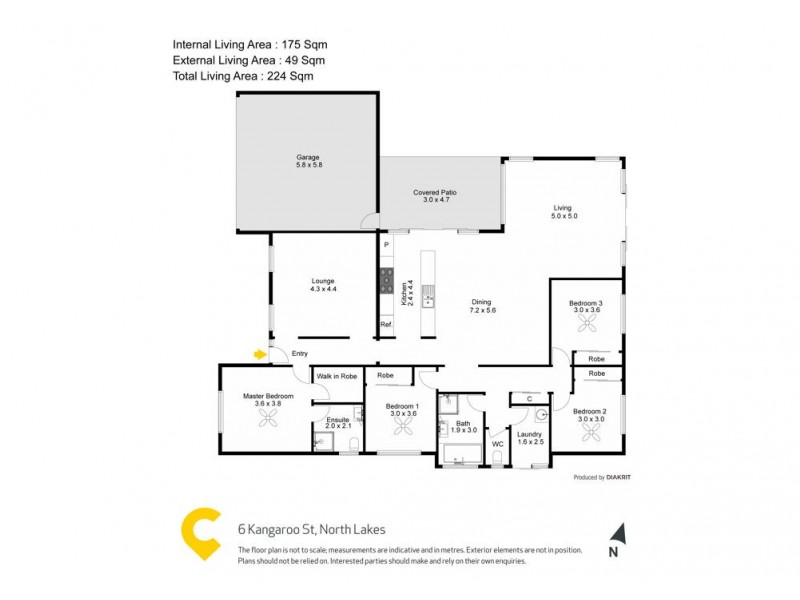 6 Kangaroo Street, North Lakes QLD 4509 Floorplan