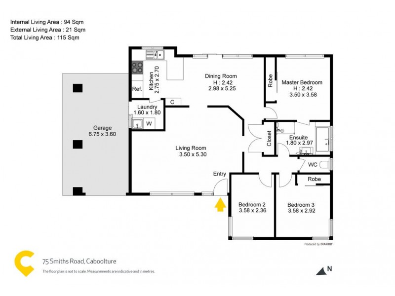 75 Smiths Road, Caboolture QLD 4510 Floorplan