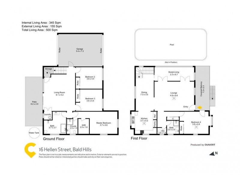 16 Hellen Street, Bald Hills QLD 4036 Floorplan