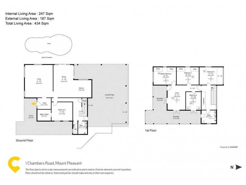 1 Chambers Road, Mount Pleasant QLD 4521 Floorplan