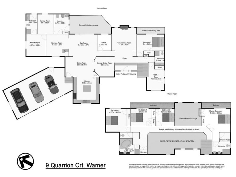 9 Quarrion Court, Warner QLD 4500 Floorplan