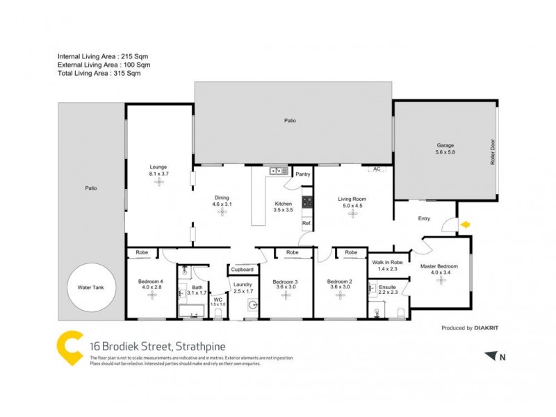 16 Brodiek Street, Strathpine QLD 4500 Floorplan
