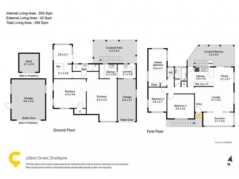 5 Beitz Street, Strathpine QLD 4500 Floorplan
