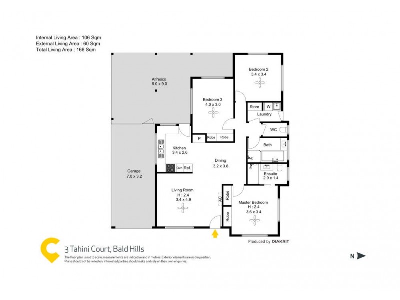 3 Tahini Court, Bald Hills QLD 4036 Floorplan