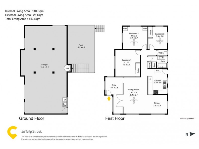 20 Tulip Street, Lawnton QLD 4501 Floorplan