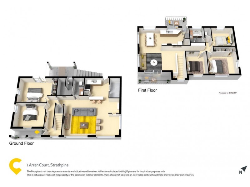 1 Arran Court, Strathpine QLD 4500 Floorplan